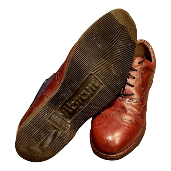 Rockport Dresport oxfords cap toe burgundy cordovan shoes size 11.5 - Picture 4 of 7